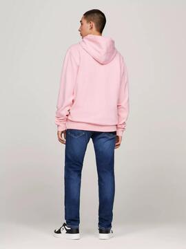 SUDADERA NY VARSITY REGULAR FIT ROSA