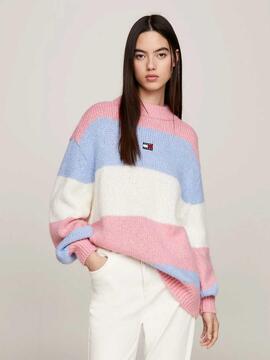 JERSEY COLOR BLOCK OVERSIZE FIT MULTICOLOR