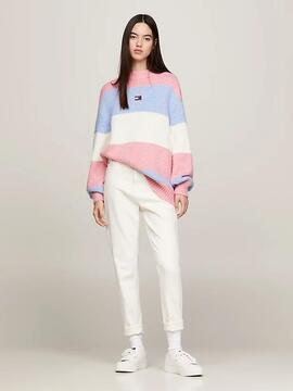 JERSEY COLOR BLOCK OVERSIZE FIT MULTICOLOR