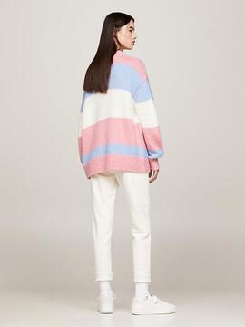 JERSEY COLOR BLOCK OVERSIZE FIT MULTICOLOR