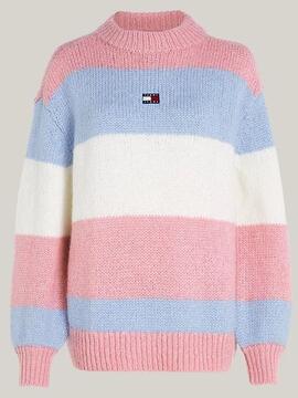 JERSEY COLOR BLOCK OVERSIZE FIT MULTICOLOR