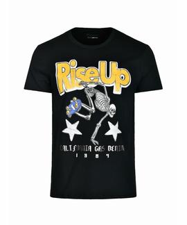 T-SHIRT SCUBA RISEUP SOLID JERSEY BLACK