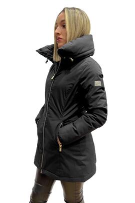 CHAQUETA DE MUJER ACOLCHADA SOFTSHELL NEGRO