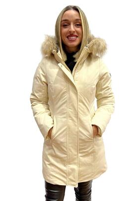 ABRIGO ACOLCHADO DE MUJER SOFTSHELL BEIGE