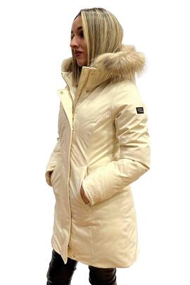 ABRIGO ACOLCHADO DE MUJER SOFTSHELL BEIGE