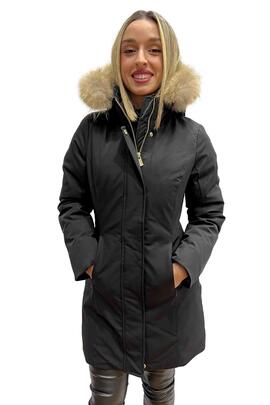 ABRIGO ACOLCHADO DE MUJER SOFTSHELL NEGRO