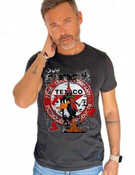 CAMISETA DE HOMBRE TEXACO GRIS