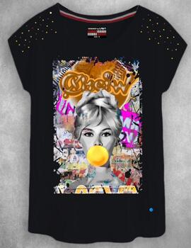 CAMISETA DE MUJER BRI NEGRA