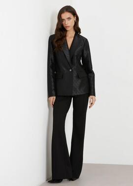 DILETTA LOGO BLAZER BLACK COMBO