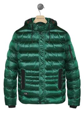 CHAQUETA ACOLCHADA RAY TERRA VERDE METALIZADA