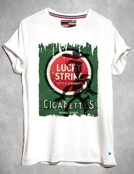 CAMISETA HOMBRE LUCKY BLANCA