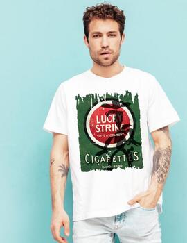 CAMISETA HOMBRE LUCKY BLANCA