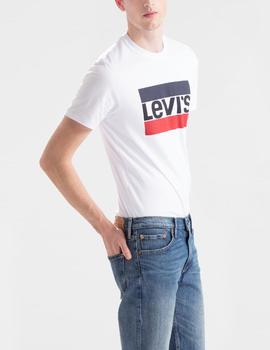 CAMISETA LEVI’S® SPORTSWEAR LOGO BLANCA