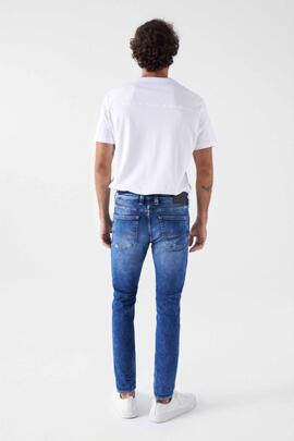 PANTALÓN VAQUERO SKINNY FIT LOW RISE PREMIUM DESTROYED