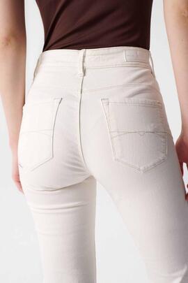 PANTALÓN VAQUERO FAITH FLARE PUSH IN EN DENIM BLANCO