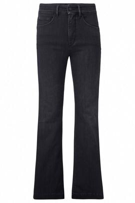 PANTALÓN VAQUERO FAITH FLARE PUSH IN EN DENIM NEGRO DEGRADÉ