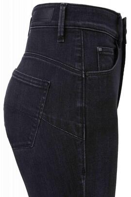 PANTALÓN VAQUERO FAITH FLARE PUSH IN EN DENIM NEGRO DEGRADÉ