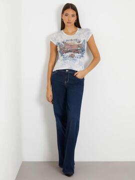 CAMISETA HEART WINGS SLIM FIT CON ESTAMPADO INTEGRAL