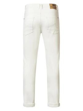 PANTALÓN VAQUERO SEAHAM SLIM FIT BLANCO