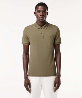 POLO LACOSTE SLIM FIT 316 VERDE CAQUI