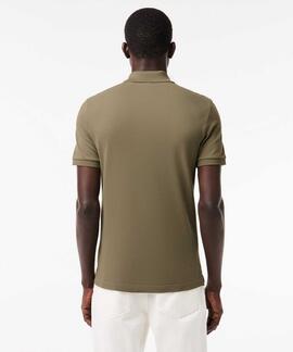 POLO LACOSTE SLIM FIT 316 VERDE CAQUI