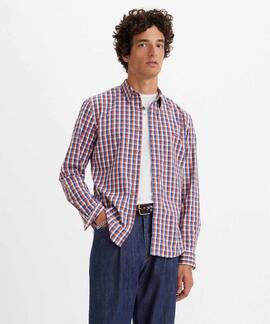 CAMISA BATTERY HOUSEMARK SLIM FIT CUADROS MULTICOLOR