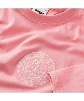 CAMISETA PREP LUXE RELAXED FIT ROSA