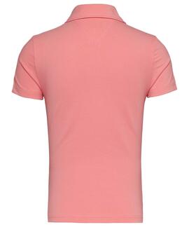 POLO ESSENTIAL SLIM FIT ROSA