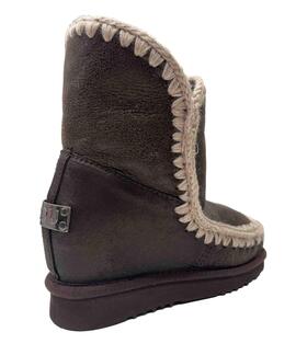 BOTA ESKIMO INNER WEDGE SHORT MARRÓN ENCERADA