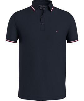 POLO 1985 RWB TIPPED SLIM FIT AZUL MARINO