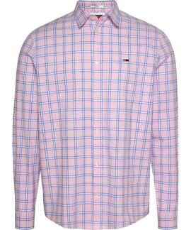 CAMISA OXFORD CKECK REGULAR FIT TARTÁN ROSA