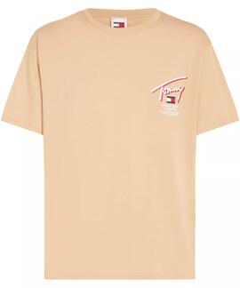 CAMISETA 3D STREET SIGNATURE REGULAR FIT BEIGE