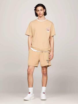 CAMISETA 3D STREET SIGNATURE REGULAR FIT BEIGE