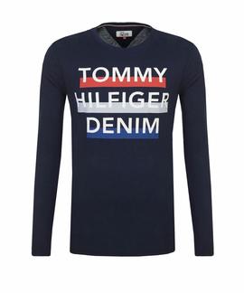 THDM BASIC T-SHIRT L/S 19 AZUL MARINO