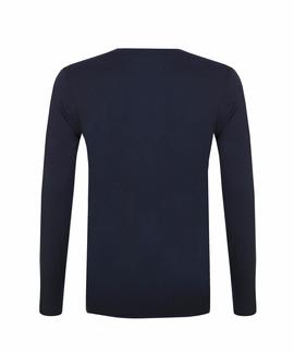 THDM BASIC T-SHIRT L/S 19 AZUL MARINO