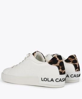 SNEAKERS SUELA DEPORTIVA BLANCOS CON ANIMAL PRINT