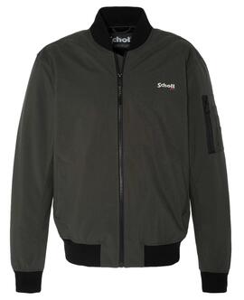 CAZADORA BOMBER KYSON SOFTSHELL VERDE CAQUI