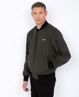 CAZADORA BOMBER KYSON SOFTSHELL VERDE CAQUI