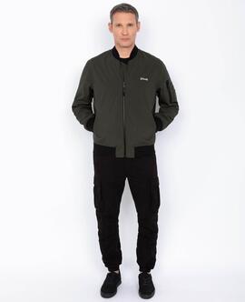 CAZADORA BOMBER KYSON SOFTSHELL VERDE CAQUI