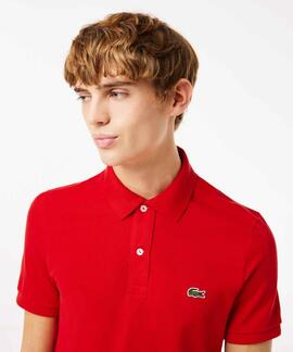 POLO LACOSTE SLIM FIT 240 ROJO