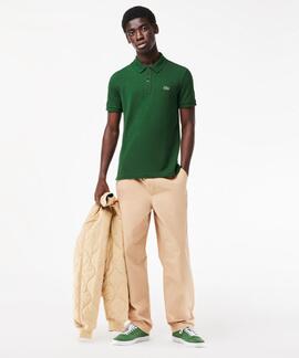 POLO LACOSTE SLIM FIT 132 VERDE