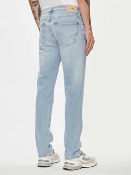 PANTALÓN VAQUERO SLIM JEANS PF3 DENIM AZUL CLARO