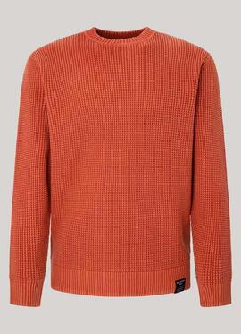 JERSEY DE PUNTO MAXWELL REGULAR FIT NARANJA