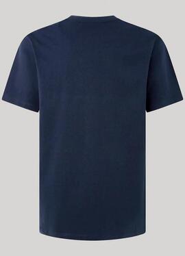 CAMISETA CLAUDE REGULAR FIT AZUL MARINO