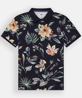 POLO LEVI'S® HOUSEMARK SLIM FIT CON ESTAMPADO FLORAL