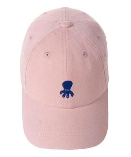 GORRA LAVADA ELPULPO LOGO BÁSICO ROSA