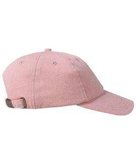 GORRA LAVADA ELPULPO LOGO BÁSICO ROSA