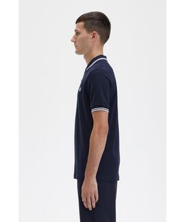 POLO TWIN TIPPED M3600 238 NAVY / WHITE / WHITE