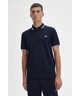 POLO TWIN TIPPED M3600 238 NAVY / WHITE / WHITE