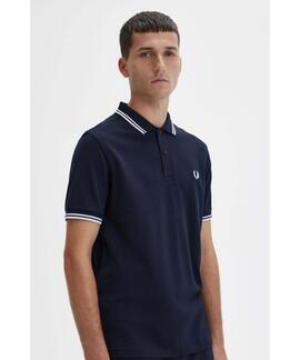 POLO TWIN TIPPED M3600 238 NAVY / WHITE / WHITE